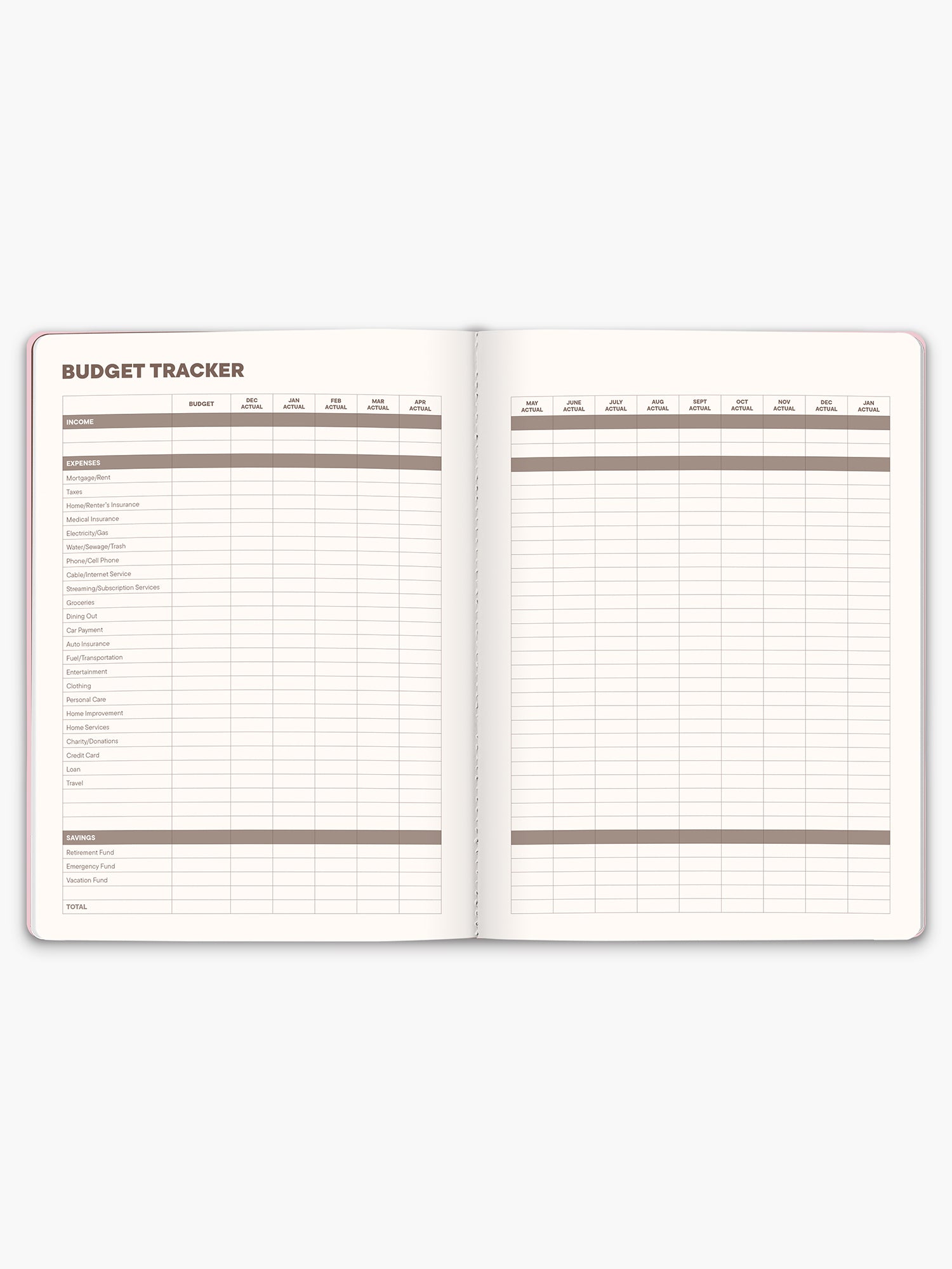 2027 Bubble Gum B5 Sprinkles Planner