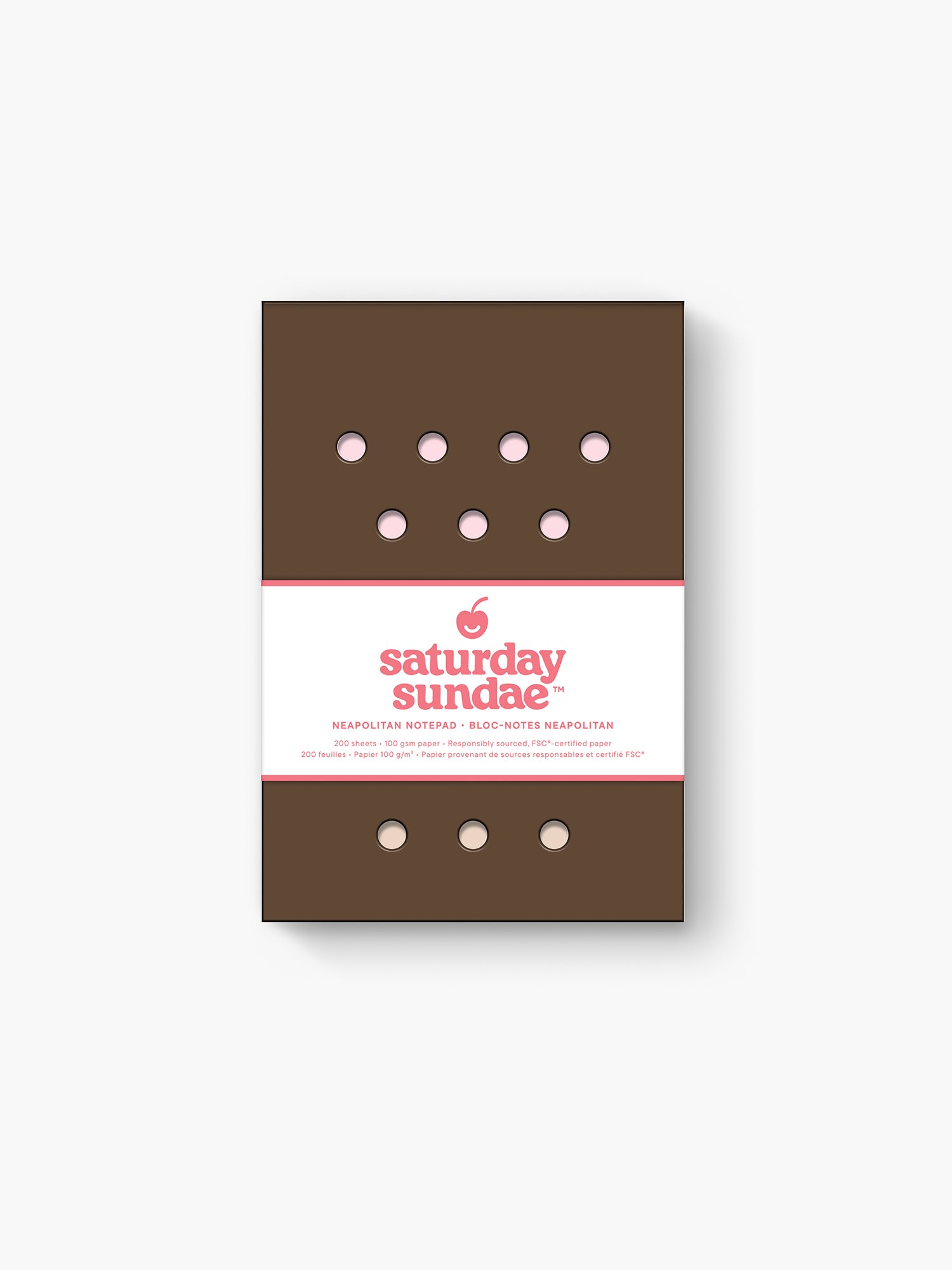 Neapolitan Notepad – Saturday Sundae