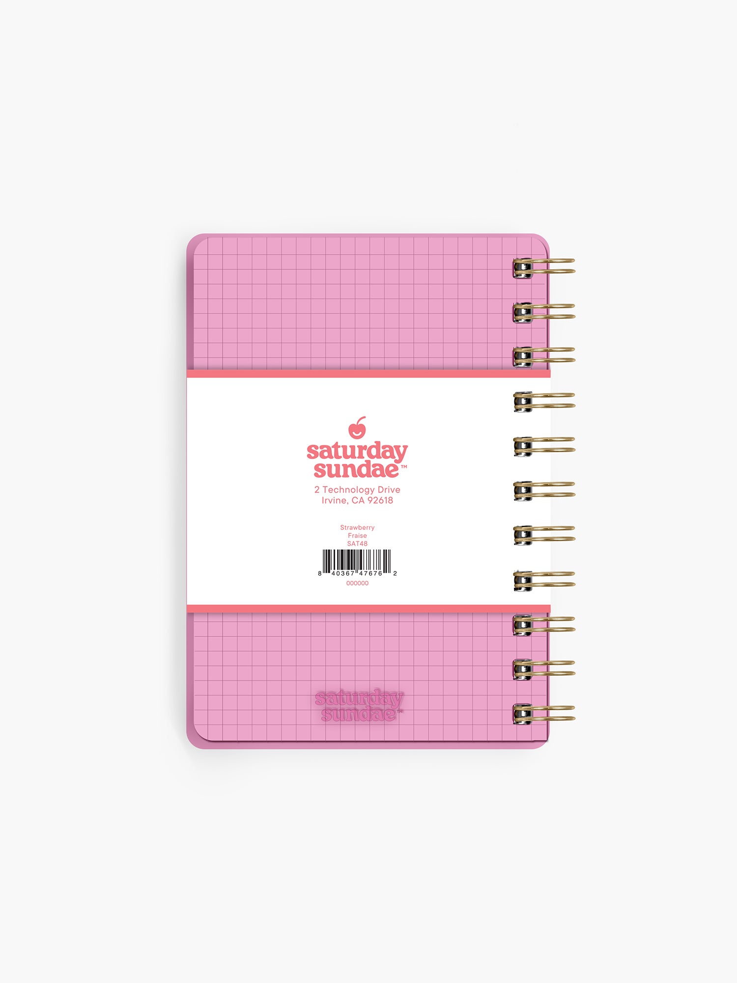 Strawberry A6 Bingsu Acrylic Notebook