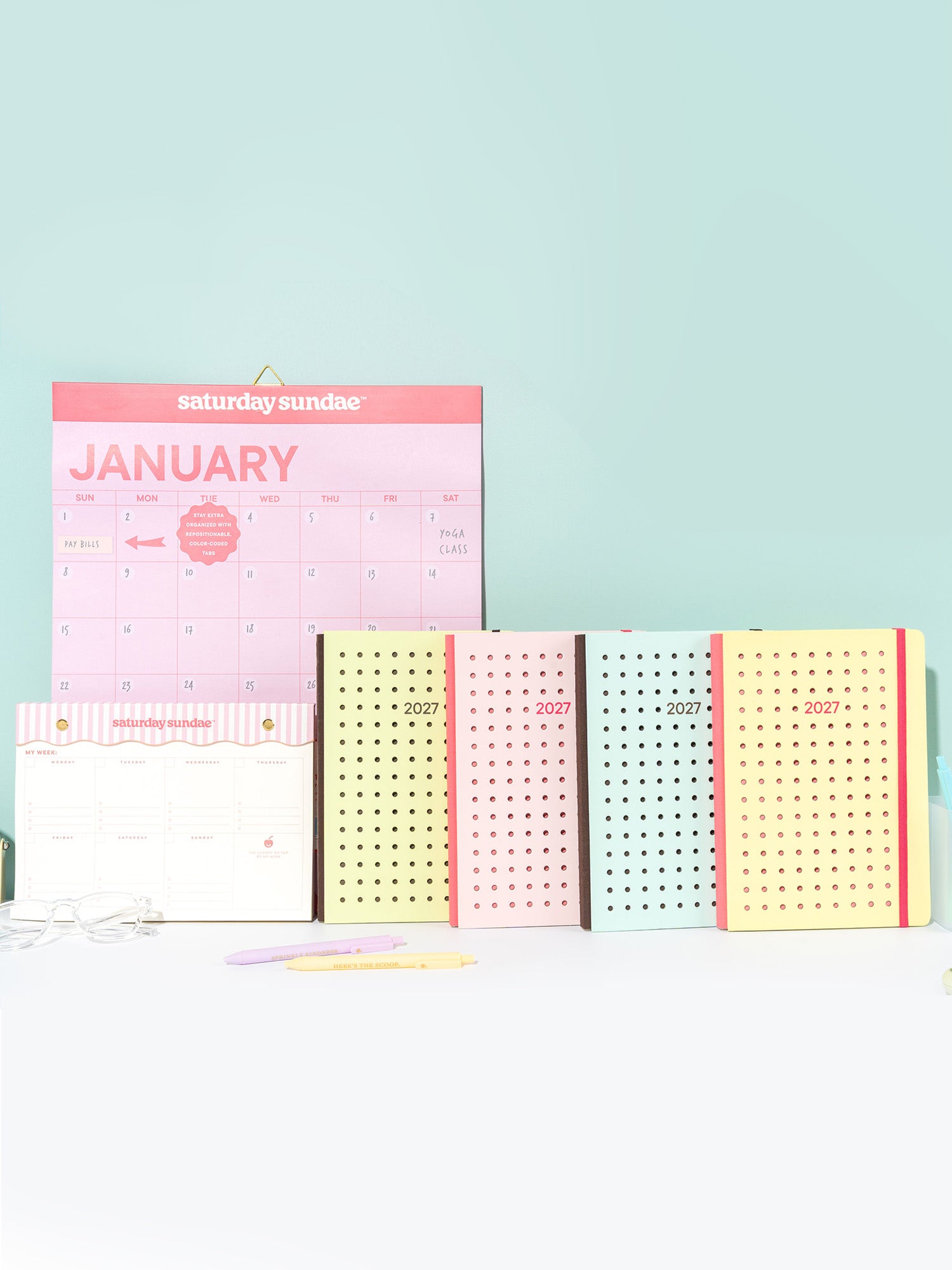 2027 Bubble Gum B5 Sprinkles Planner