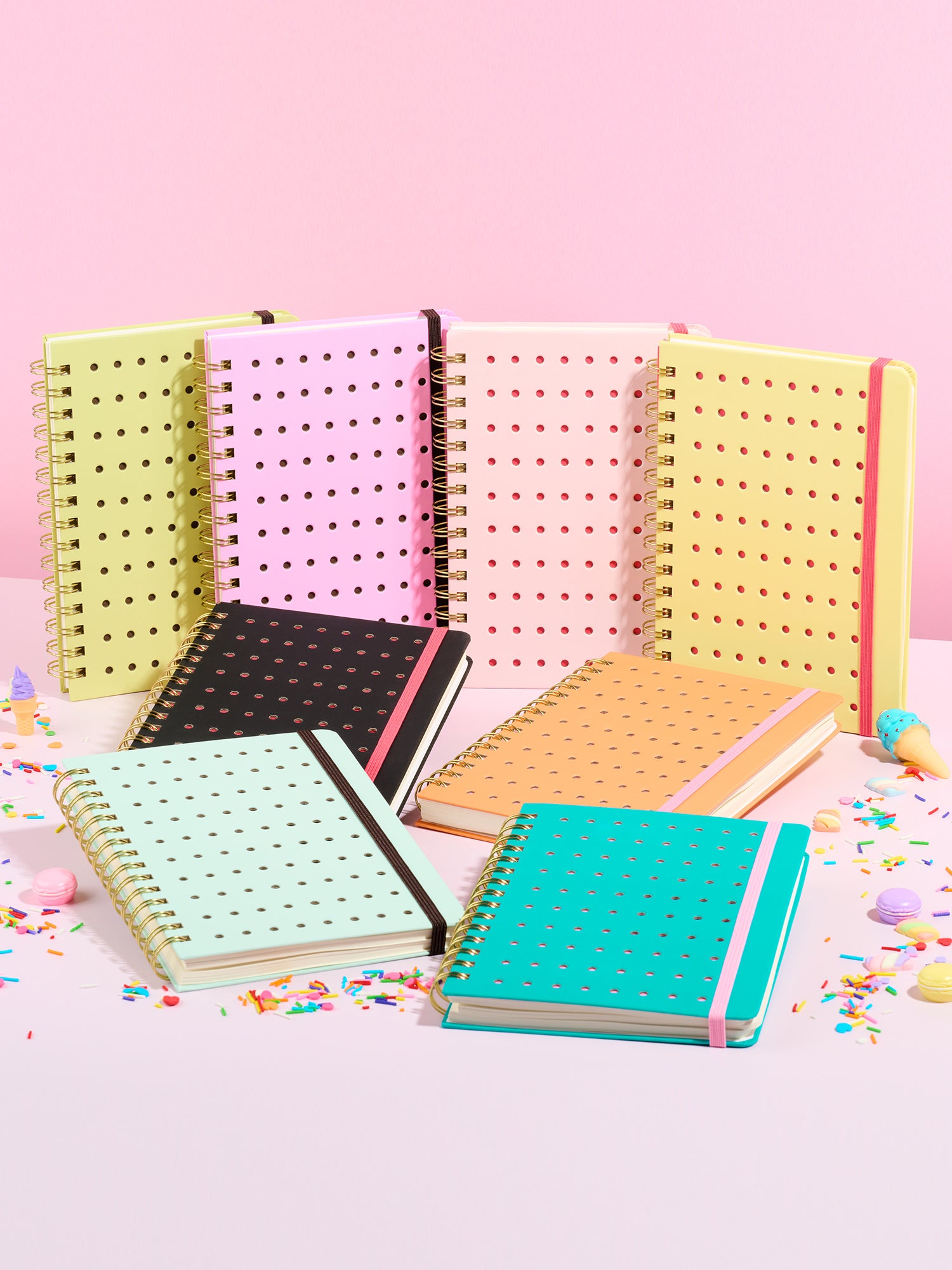 Ube A5 Mini Sprinkles Spiral Notebook – Saturday Sundae
