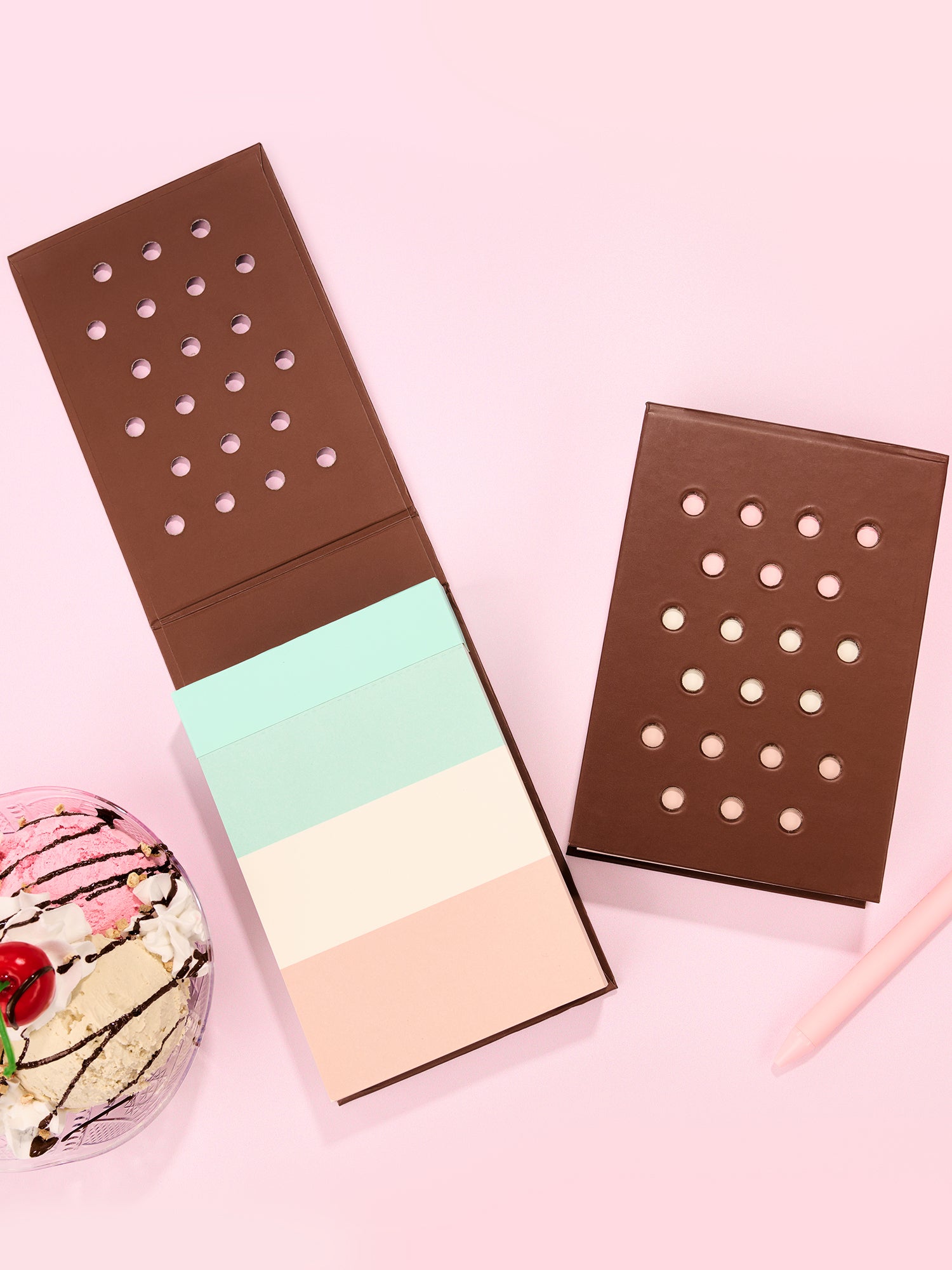 Mint Neapolitan Notepad – Saturday Sundae