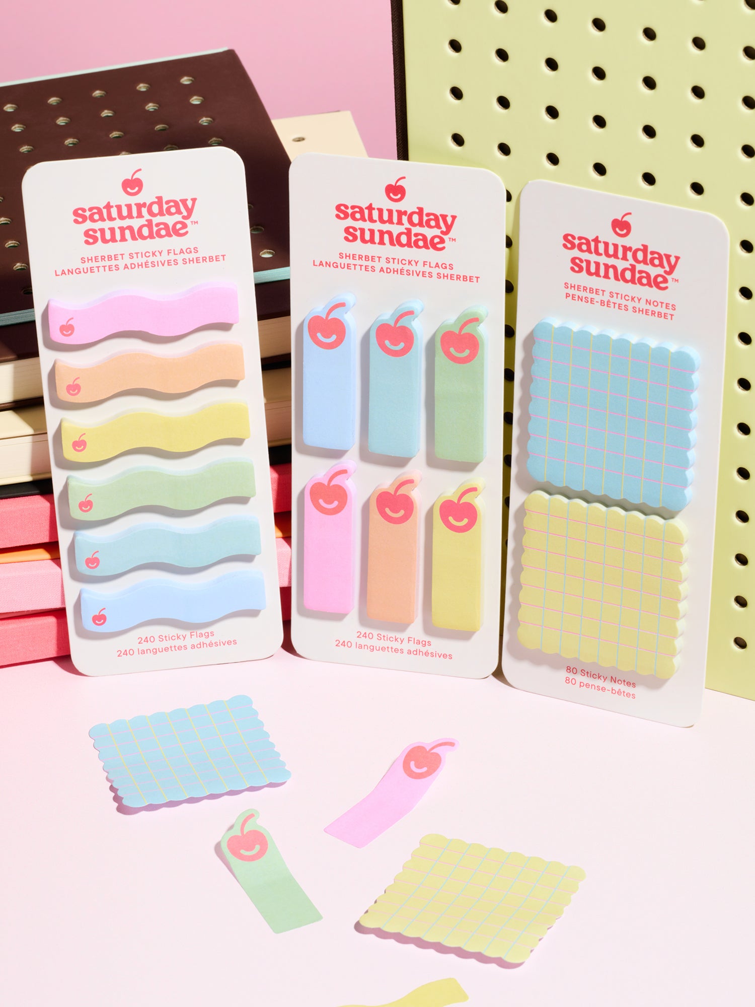 Snl Sticky Note Sundae Fun Day Sherbet Sticky Notes & Sticky Flags – Saturday Sundae